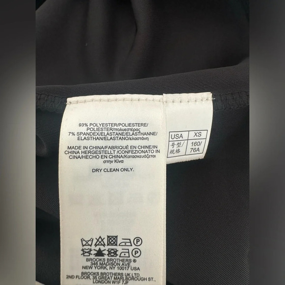 Brooks Brothers Velvet Draped Neck Top Dressy Festive Holiday Party NWT Size XS - Picture 7 of 7